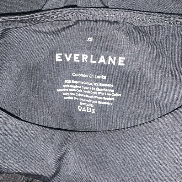 Everlane The Cutaway Tank Bodysuit Black bikini Body Suit Women’s NWOT - Picture 7 of 12